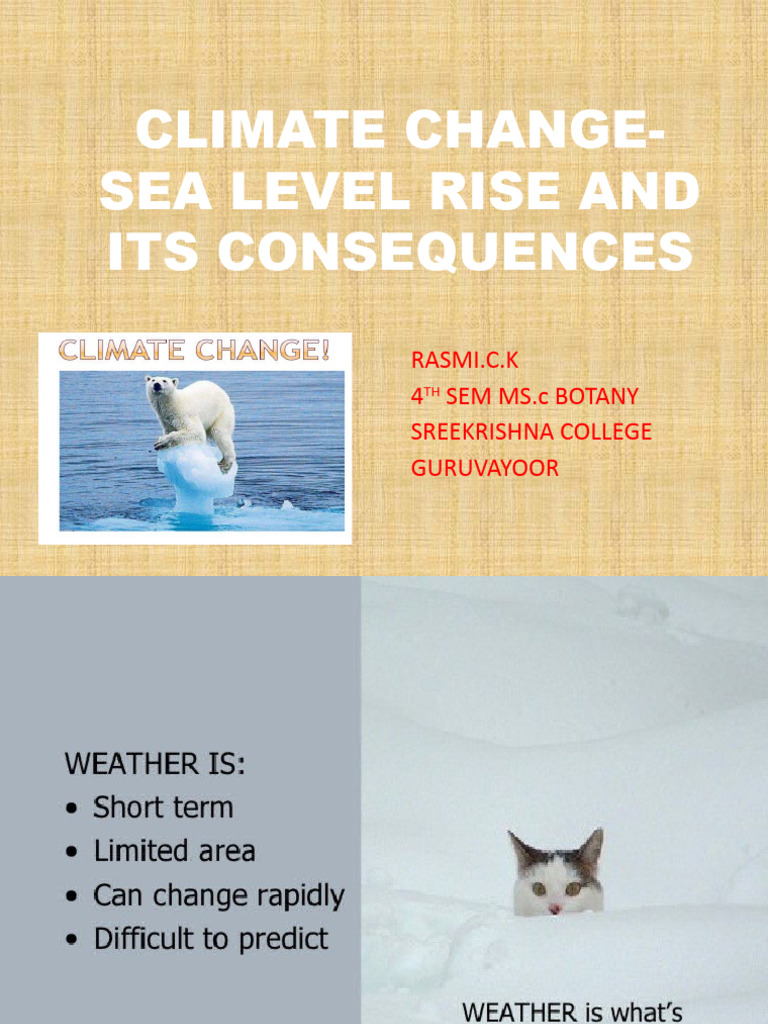 Climate Change Sea Level Rise And Its Consequences 20170618 165708322