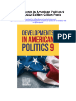 Developments in American Politics 9 1St Ed 2022 Edition Gillian Peele Full Chapter
