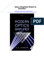 Download Modern Optics Simplified Robert D Guenther full chapter