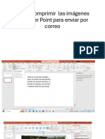 Como Comprimir Las Imágenes en Power Point para