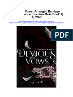 Devious Vows Arranged Marriage Mafia Romance Luciano Mafia Book 1 Aj Wolf Full Chapter