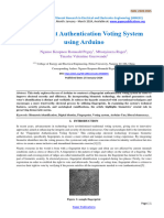 Fingerprint Authentication Voting System Using Arduino