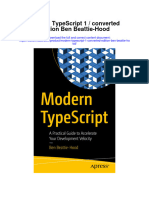 Download Modern Typescript 1 Converted Edition Ben Beattie Hood full chapter