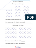 Circle Groups of 4 Triangles: TH in English