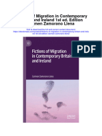 Fictions of Migration in Contemporary Britain and Ireland 1St Ed Edition Carmen Zamorano Llena Full Chapter