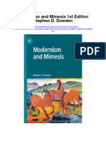 Modernism and Mimesis 1St Edition Stephen D Dowden Full Chapter