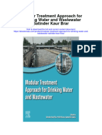 Modular Treatment Approach For Drinking Water and Wastewater Satinder Kaur Brar Full Chapter