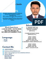 Sheikh Sadman Sakib's CV