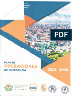 PLAN DE OPERACIONES DE EMERGENCIA