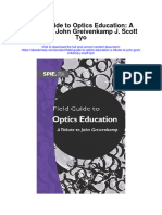 Download Field Guide To Optics Education A Tribute To John Greivenkamp J Scott Tyo full chapter