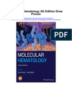 Molecular Hematology 4Th Edition Drew Provan Full Chapter
