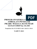 Program Kerja 4 Bulan Ma