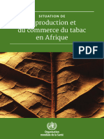 La Production Et Du Commerce Du Tabac en Afrique: Situation de