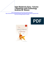 Relativity Made Relatively Easy Volume 2 General Relativity and Cosmology Andrew M Steane All Chapter