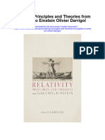 Download Relativity Principles And Theories From Galileo To Einstein Olivier Darrigol all chapter