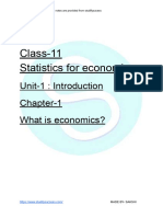 Class 11 Macroeconomics Ch-1 Notes