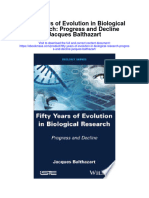 Download Fifty Years Of Evolution In Biological Research Progress And Decline Jacques Balthazart full chapter