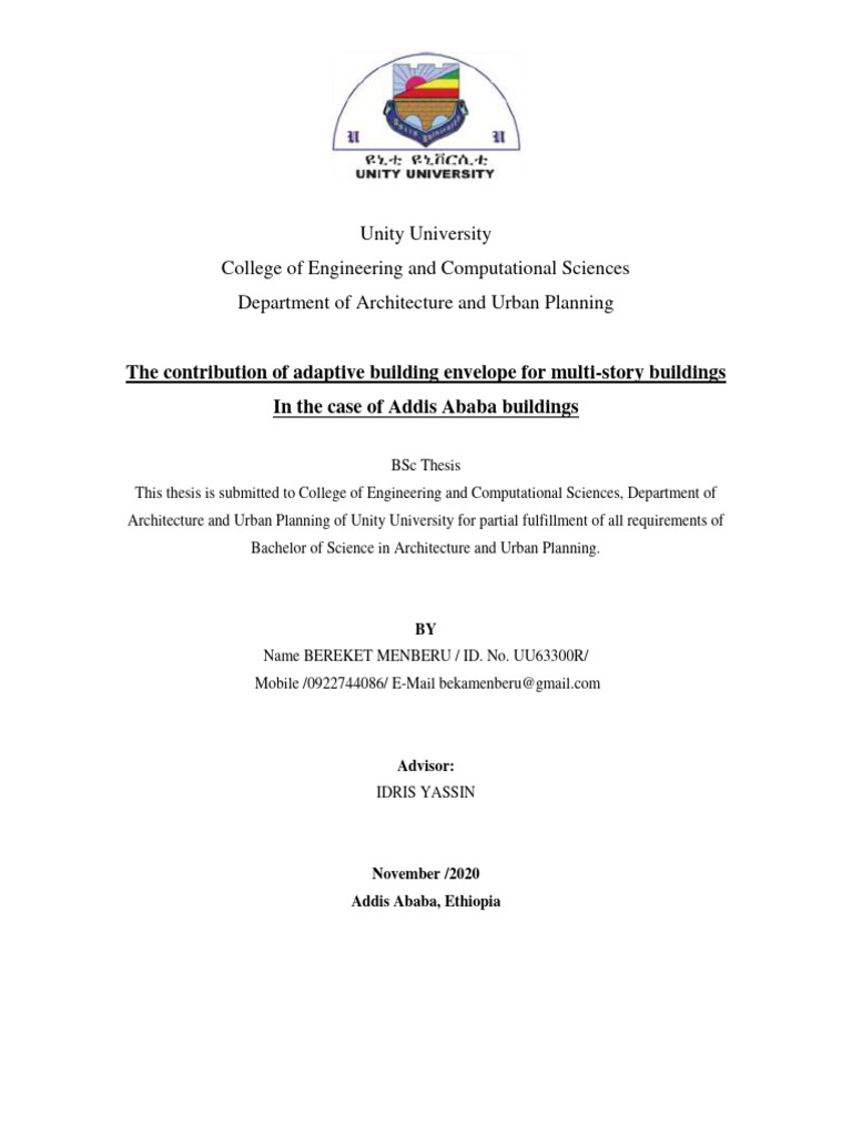 Adaptive Envelopes for Debrework Tower | PDF | Energy Conservation