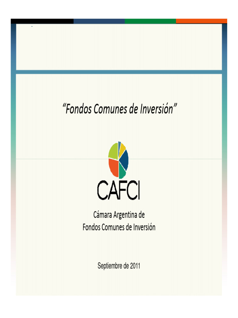 Fondos Comunes de Inversion | PDF | Fondo de inversión | Impuestos
