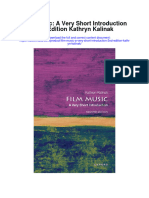 Film Music A Very Short Introduction 2Nd Edition Kathryn Kalinak Full Chapter