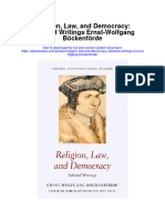 Download Religion Law And Democracy Selected Writings Ernst Wolfgang Bockenforde all chapter