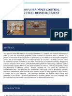 IRJET - Study On Corrosion Control Mechanism in Steel Reinforcement