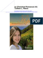 Hills of Hope Cherished Romances 03 Colleen L Reece Full Chapter