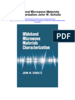 Download Wideband Microwave Materials Characterization John W Schultz all chapter
