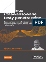 Kali Linux I Zaawansowane Testy Penetracyjne Zostan Ekspertem Cyberbezpieczenstwa Za Pomoca Metaspl Vijay Kumar Velu
