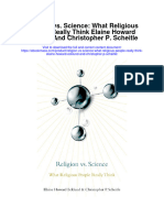 Religion Vs Science What Religious People Really Think Elaine Howard Ecklund and Christopher P Scheitle All Chapter