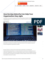 How DevOps Maturity Can Help Your Organisation Stay Agile