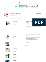 Korean Key Phrase List _ KoreanClass101