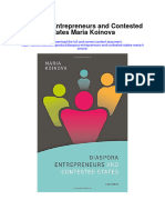 Diaspora Entrepreneurs and Contested States Maria Koinova Full Chapter