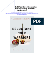 Download Reluctant Cold Warriors Economists And National Security Vladimir Kontorovich all chapter