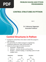 Control Structures in Python