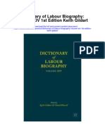 Download Dictionary Of Labour Biography Volume Xiv 1St Edition Keith Gildart full chapter