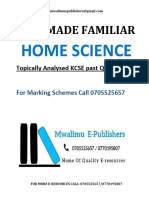 MADE FAMILIAR HOME SCIENCE