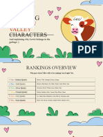 Stardew Valley Character Ranking PowerPoint