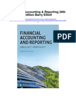Financial Accounting Reporting 20Th Edition Barry Elliott Full Chapter