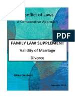 Cuniberti Casebook 2nd Ed Family Law Supplement