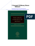 The Legal Concept of Money Simon Gleeson Full Chapter