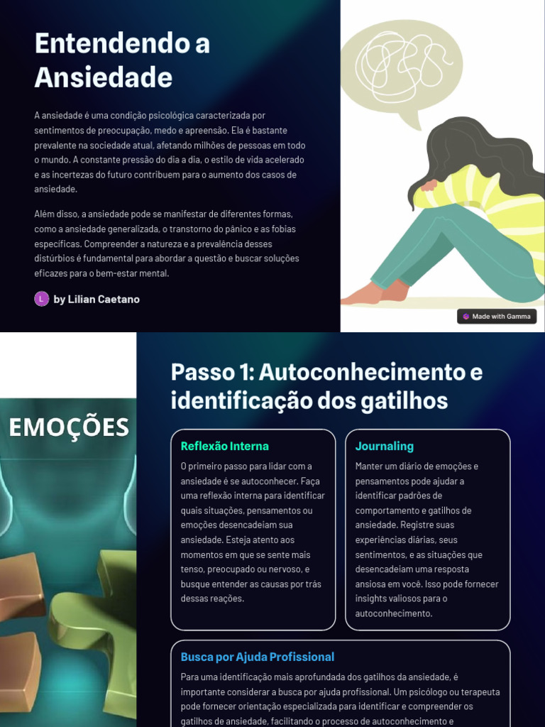 Como Lidar com a Ansiedade: Dicas Práticas | PDF | Ansiedade | Emoções