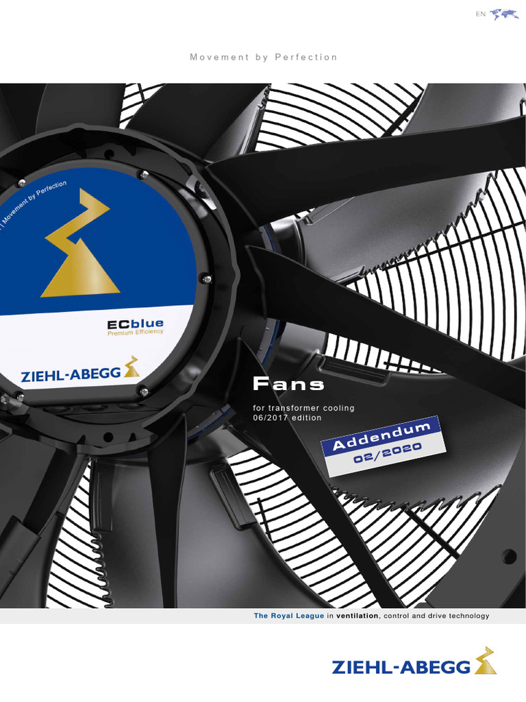 Transformer Cooling Fan Catalog | PDF | Electric Motor | Transformer