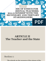 Teacher and The State Community and Parents