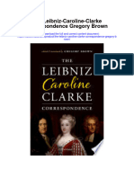 The Leibniz Caroline Clarke Correspondence Gregory Brown Full Chapter