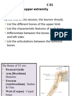 Osteology of The Upper Extremity