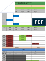 Individual Prof Time Table 2024