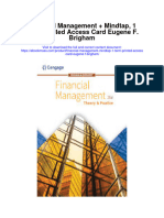 Financial Management Mindtap 1 Term Printed Access Card Eugene F Brigham Full Chapter