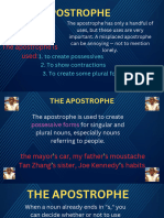 The Aphostrophe by Elisha, Renzo, and Remy