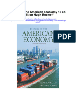 History of The American Economy 13 Ed Edition Hugh Rockoff Full Chapter